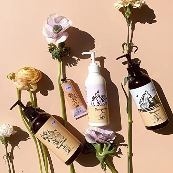 YOPE NATURAL HAND WASH | TANGERINE EXTRACT | PROVITAMIN B5 | NEUTRAL PH | MOISTURISING | SOOTHING | TANGERINE AND RASPBERRY 500 ML - Image 4